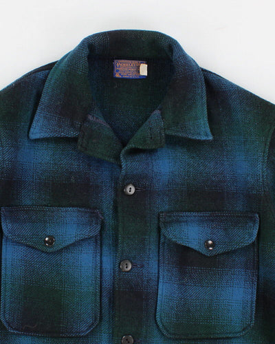70's Vintage Men's Blue Pendleton Wool Jacket - M