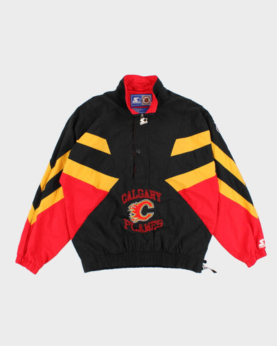 Vintage Men's Starter NFL Calgary Quart Zip Wind Breaker - L