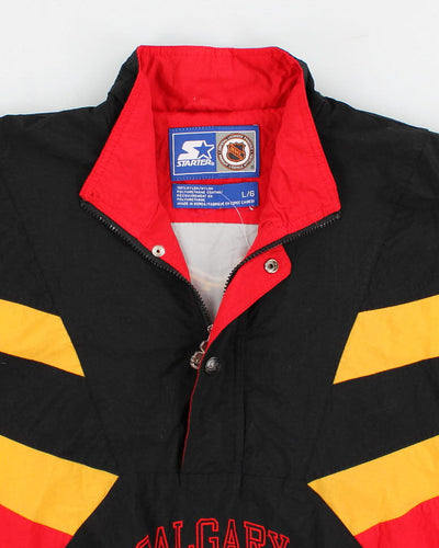 Vintage Men's Starter NFL Calgary Quart Zip Wind Breaker - L