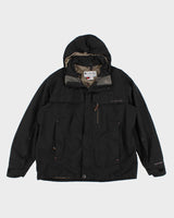 Men's Black Columbia Titanium Hooded Jacket - XL