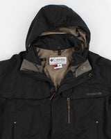 Men's Black Columbia Titanium Hooded Jacket - XL