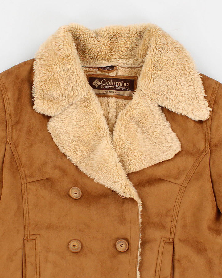 Men's Tan Columbia Fleece lined jacket - L