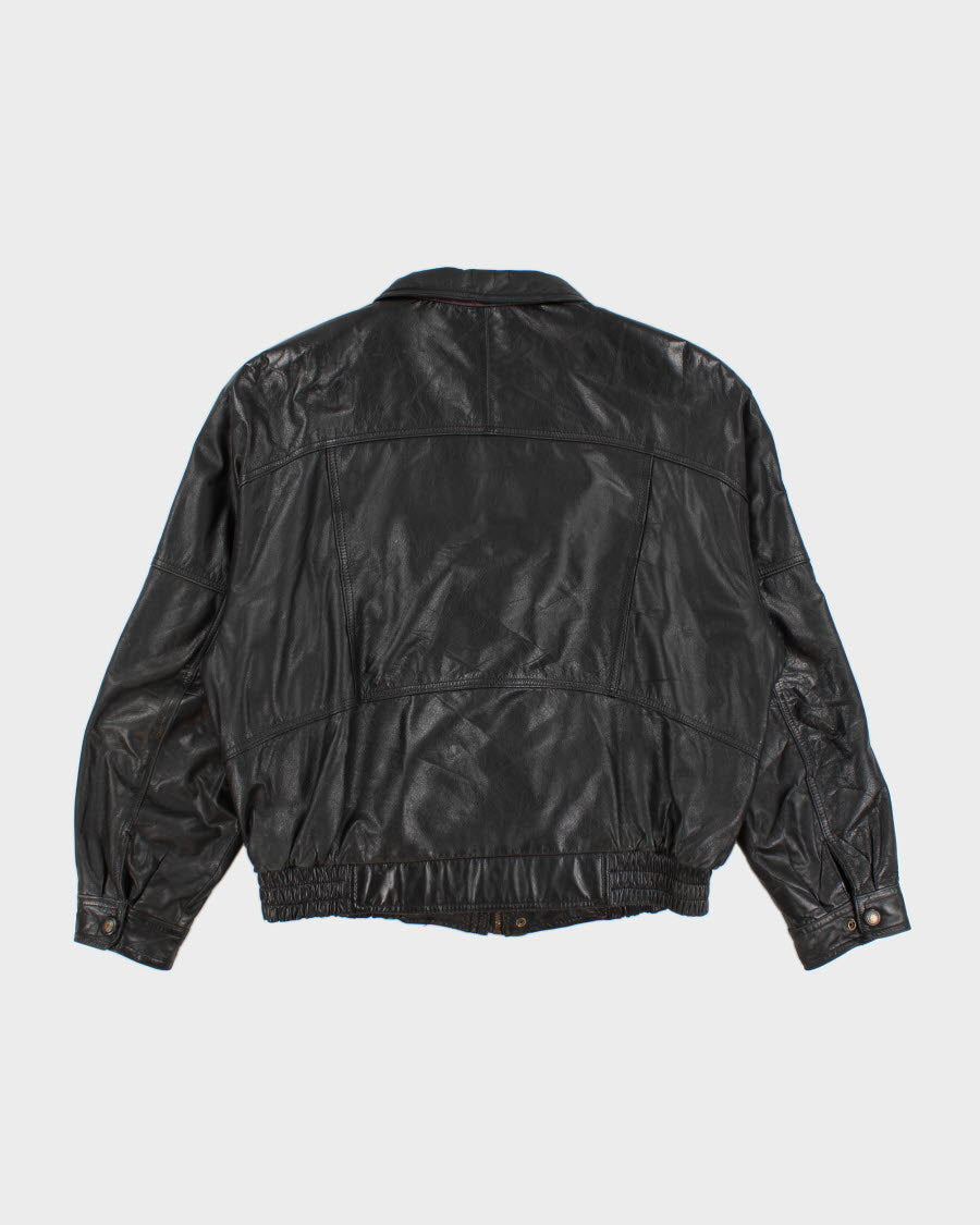 Vintage Men's Esquire Leather Bomber Jacket - XL