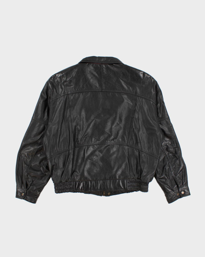 Vintage Men's Esquire Leather Bomber Jacket - XL