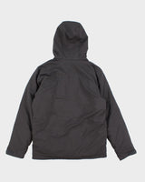 Mens Grey Columbia Hooded Ski Jacket - M
