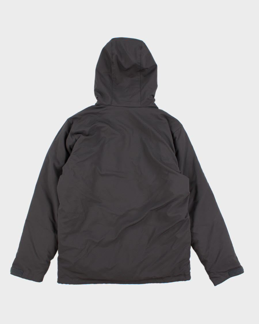 Mens Grey Columbia Hooded Ski Jacket - M