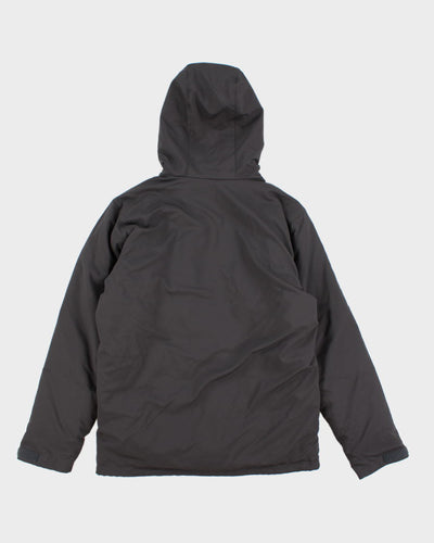 Mens Grey Columbia Hooded Ski Jacket - M