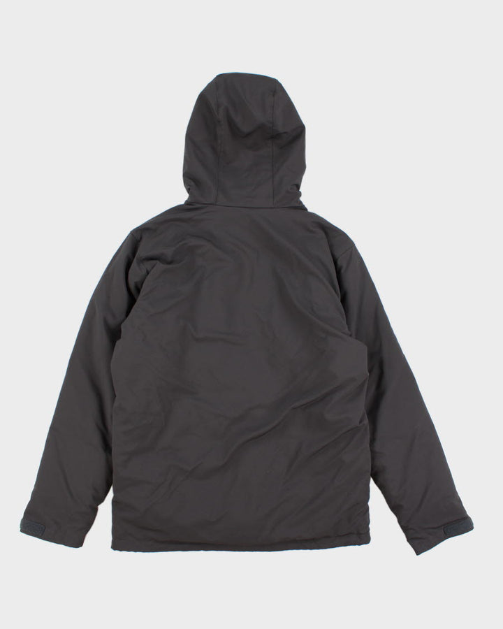Mens Grey Columbia Hooded Ski Jacket - M