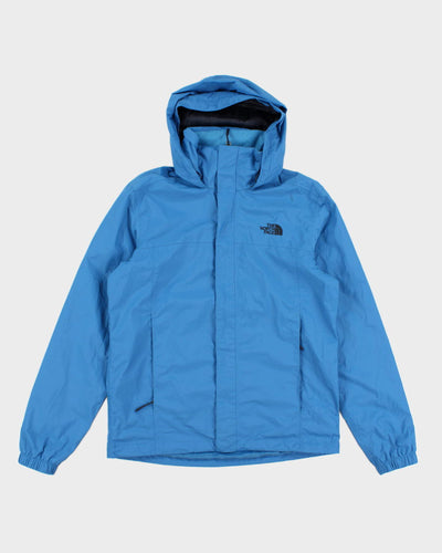 Mens Blue The North Face Hooded Windbreaker - S