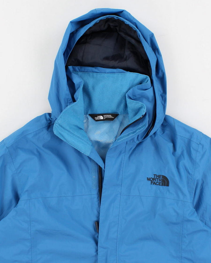 Mens Blue The North Face Hooded Windbreaker - S