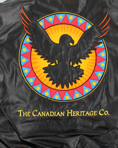 Vintage Men's Black Winnipeg Canadian Heritage Jacket - L