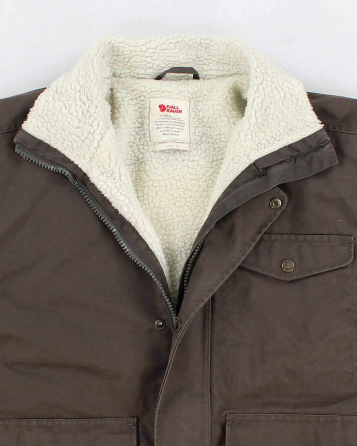 Men's Green Fjall Raven Fleece Lined Jacket - L