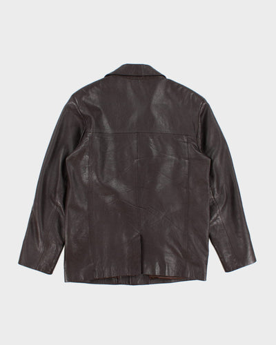 Vintage Men's Peruzzi Brown Leather Jacket - L