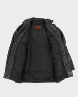 Vintage Mens Black Danier Leather Jacket - L