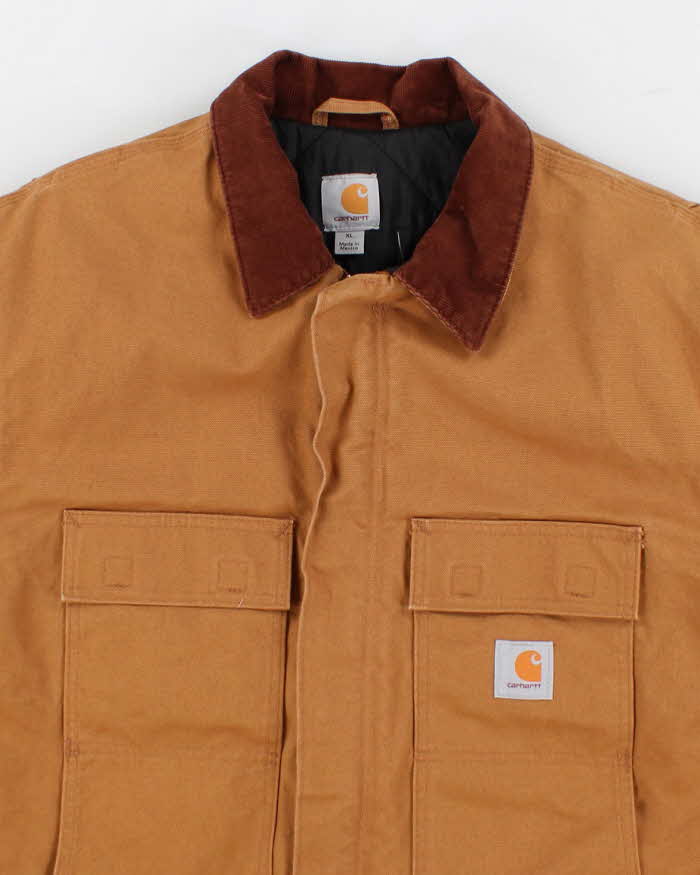 Vintage Men's Carhartt Tan Detroit Jacket - XL