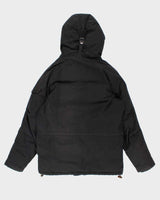 Mens Navy Fleece Line Hooded Carhartt Jacket - M
