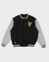 Men's Black Guinness Varsity Jacket - XL