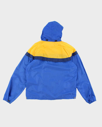 80's Vintage Men's Blue Nike Windbreaker Jacket - M