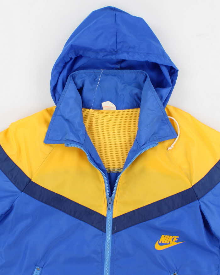 80 s Vintage Men s Blue Nike Windbreaker Jacket M Rokit