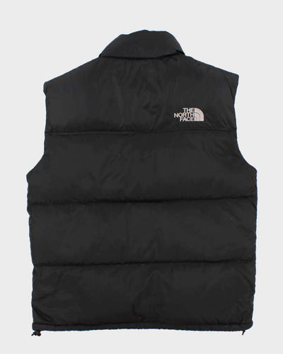 Mens Black The North Face Zip Up Gilet - L