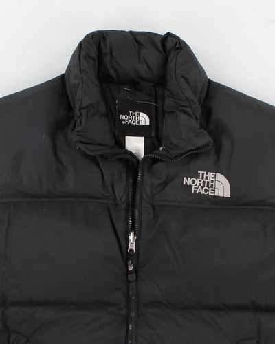 Mens Black The North Face Zip Up Gilet - L