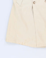 70's Vintage Mens Beige Christian Dior Monsieur Overcoat - M