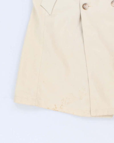 70's Vintage Mens Beige Christian Dior Monsieur Overcoat - M