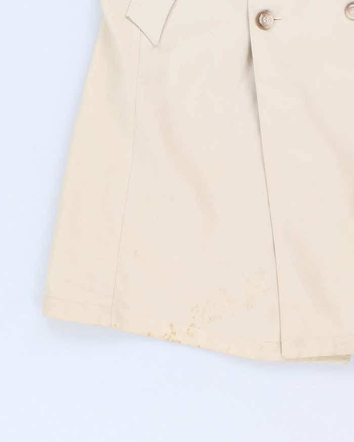 70's Vintage Mens Beige Christian Dior Monsieur Overcoat - M