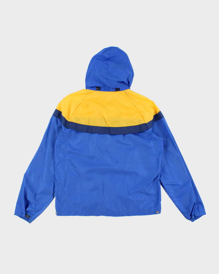 70's/ 80's Vintage Men's Blue Nike Zip Up Windbreaker - M