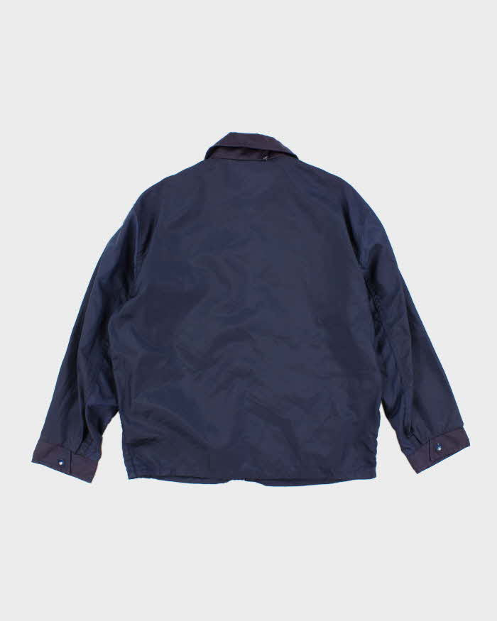 70's Vintage Men's Navy Wind Breaker - L