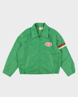 70's Vintage Men's Green COOP Windbreaker - L