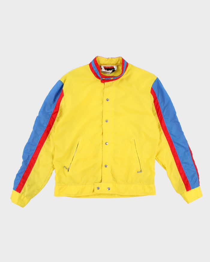 70's Vintage Men's Yellow Retro Topher Windbreaker - L