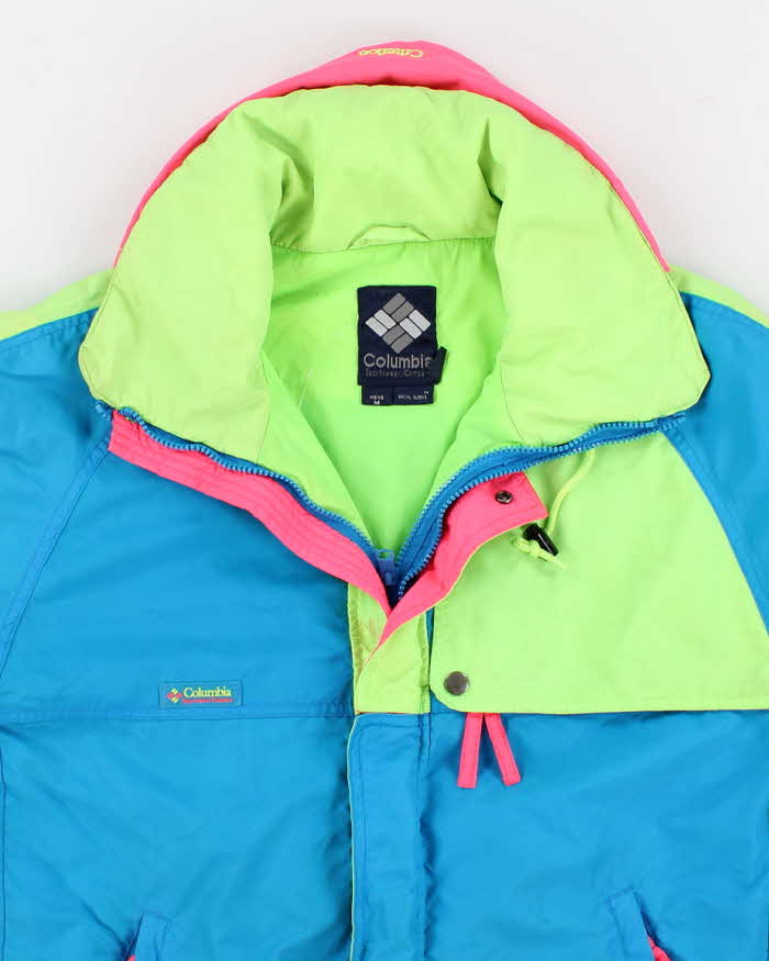 80's Vintage Men's Multi Coloured Retro Columbia Ski Jacket - M
