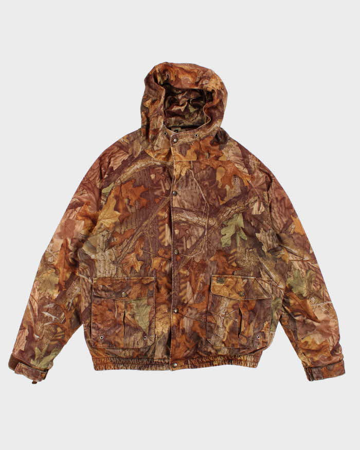 Mens Whitewater Outdoors Camouflage Hooded Hunting Jacket - L