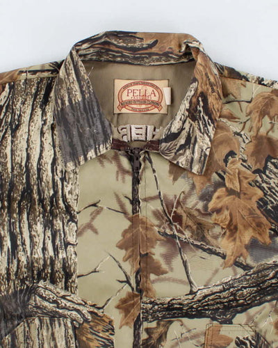 90's Vintage Mens Pella Camouflage Hunting Jacket - XL