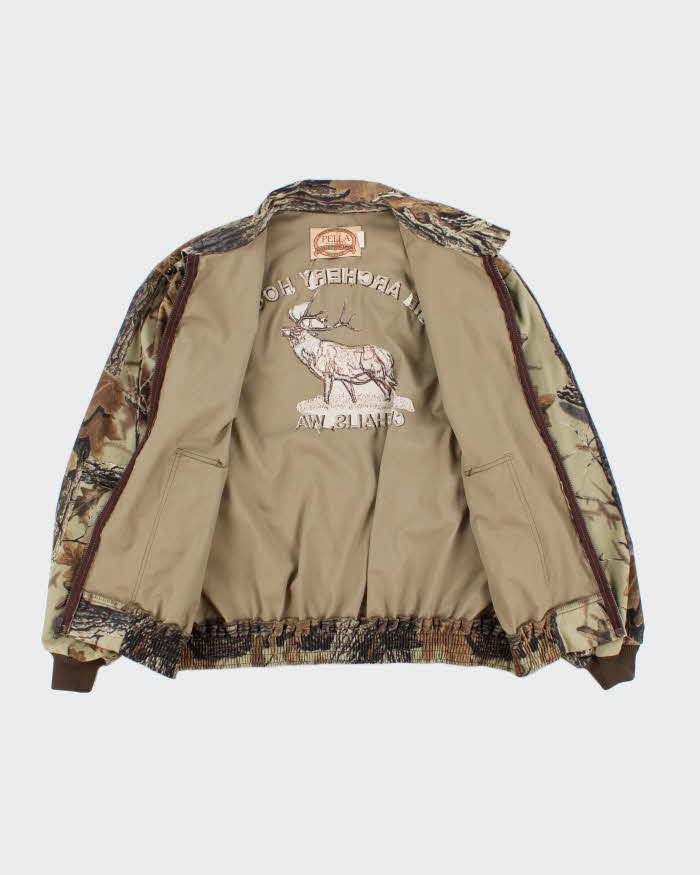 90's Vintage Mens Pella Camouflage Hunting Jacket - XL