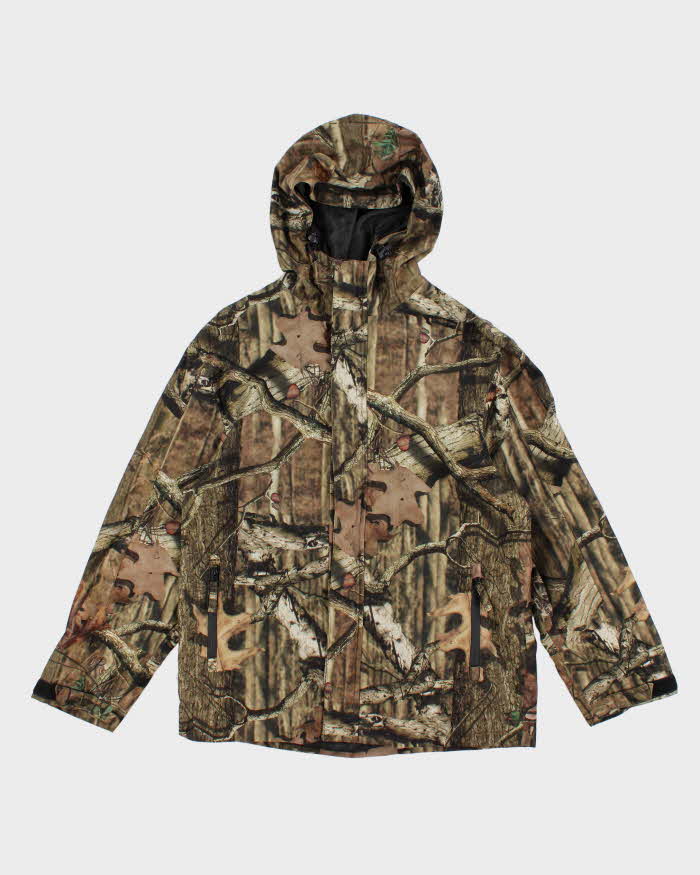 Men's 10X Camouflage Hooded Hunting Jacket - L