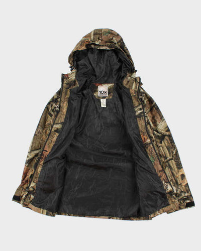 Men's 10X Camouflage Hooded Hunting Jacket - L