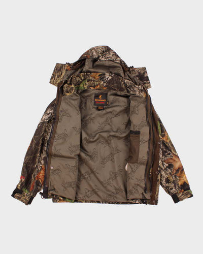 Mens Browning Pro Series Camouflage Hooded Hunting Jacket - M