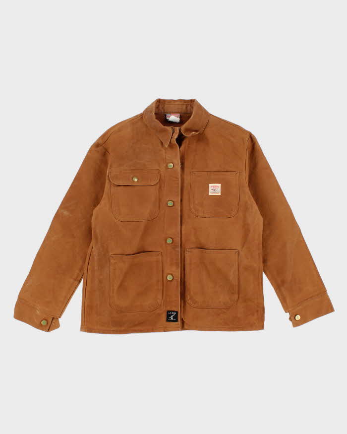 90's Vintage Men's Tan Pointer Chore Jacket - M