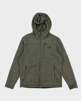 Mens The North Face Moss Green Zip Up Hoodie - M