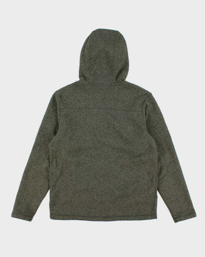 Mens The North Face Moss Green Zip Up Hoodie - M