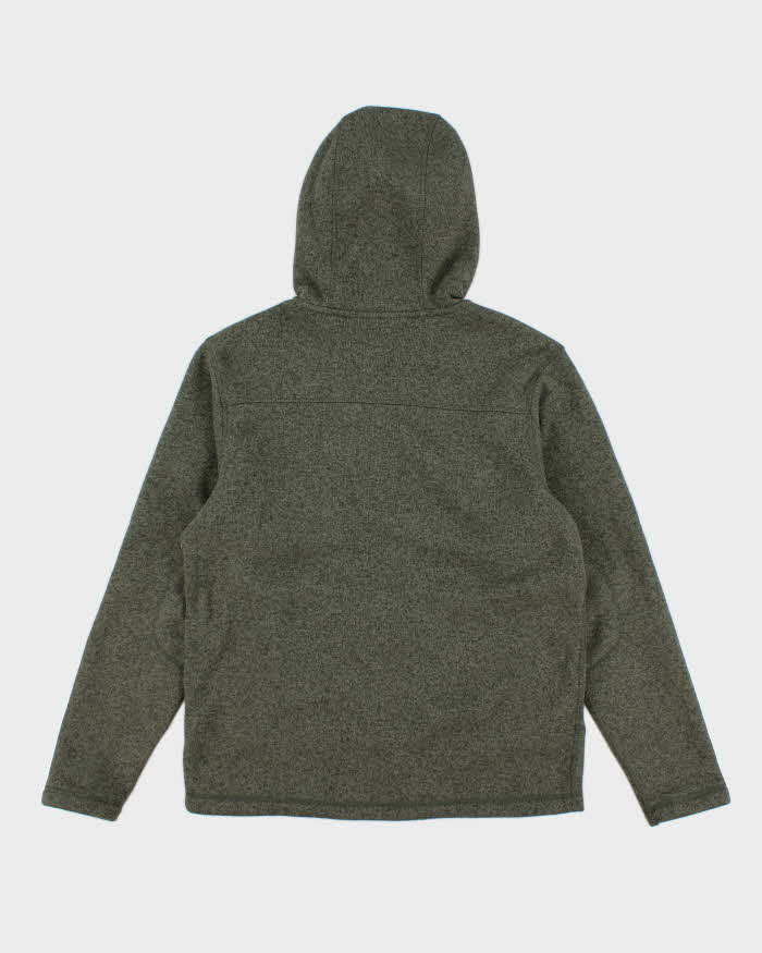 Mens The North Face Moss Green Zip Up Hoodie - M