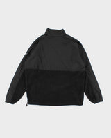 Mens Black Columbia Zip Up Windbreaker Fleece Jacket - XL