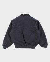 Mens Navy Carhartt Zip Up Padded Jacket - XXL