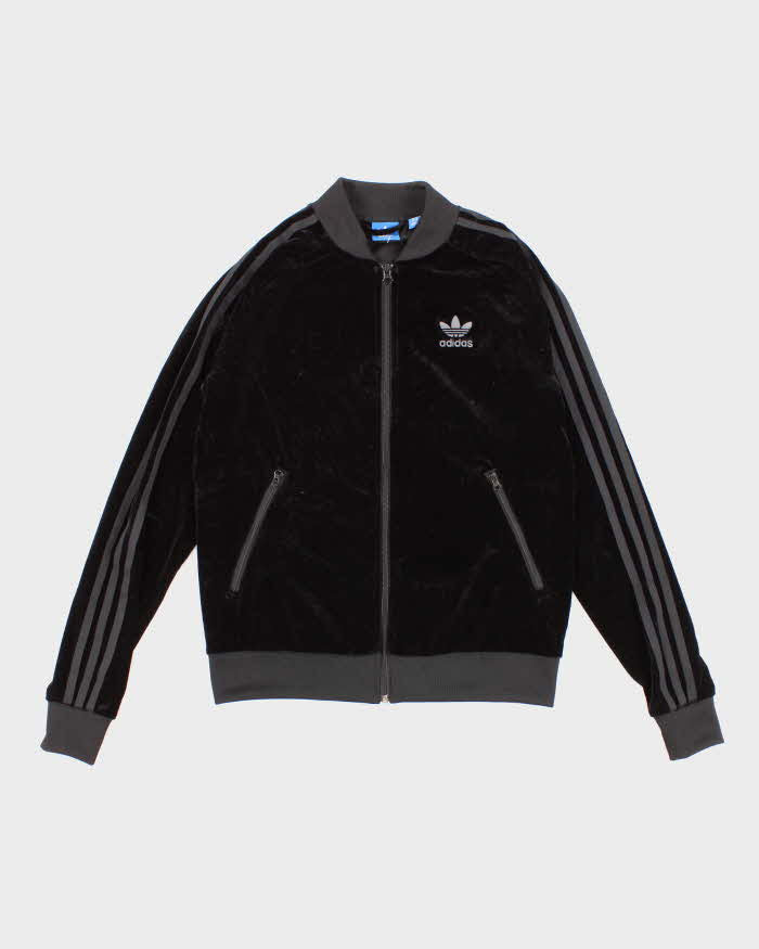 Y2K 00s Adidas Velvet Track Jacket - S