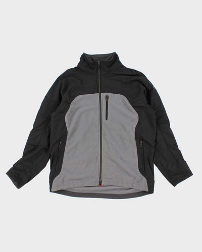 00s Mens Black Nike Fleece Panelled Jacket - L