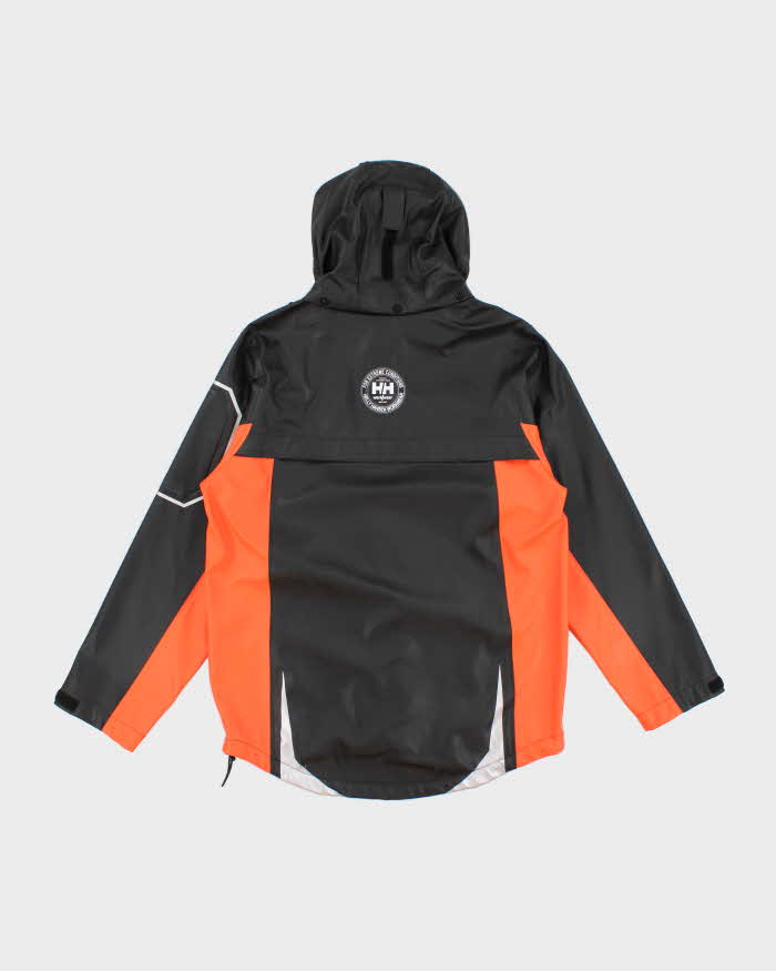 Mens Black Helly Hansen Water Resistant Sailing Jacket- S
