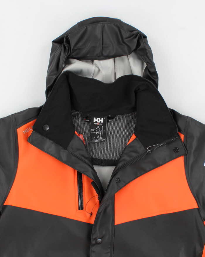 Mens Black Helly Hansen Water Resistant Sailing Jacket- S