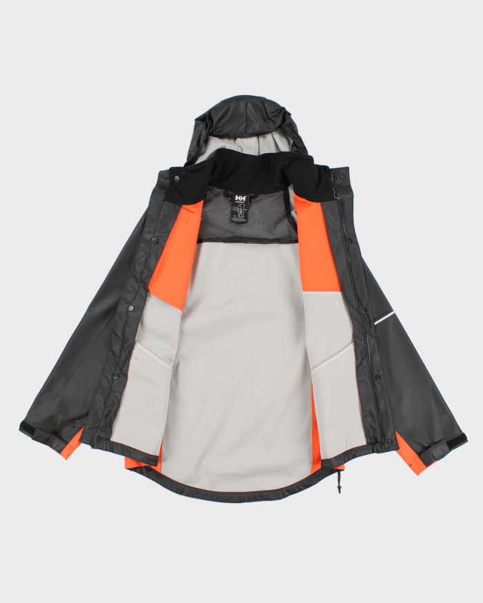 Mens Black Helly Hansen Water Resistant Sailing Jacket- S